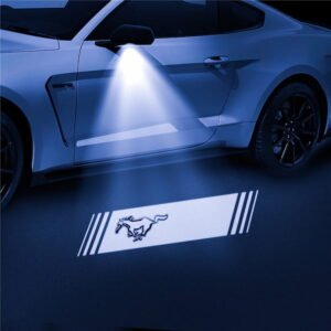 2X Ford Mustang Puddle Lights Under Side View Mirror