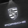 WHITE SHIELD+PORSCHE