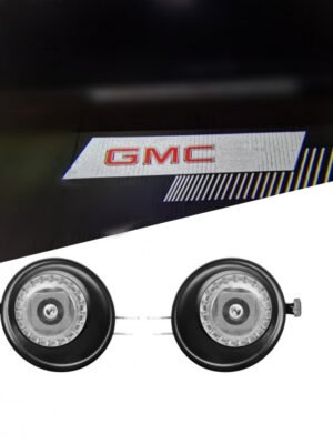 2X GMC LED Side Mirror Puddle Light Logo Projector Light for GMC Sierra Yukon